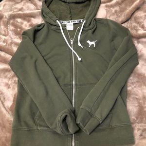 🛑SOLD🛑 PINK Perfect Zip Hoodie